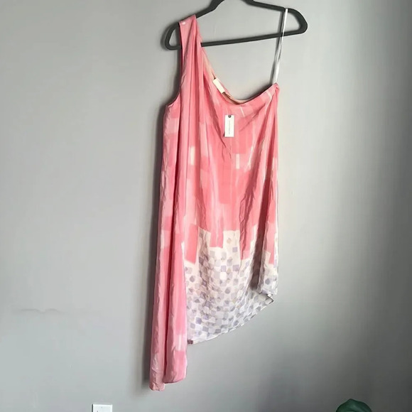 NWT Anthropologie Maeve Avalonne Dress One Shoulder - Picture 3 of 9